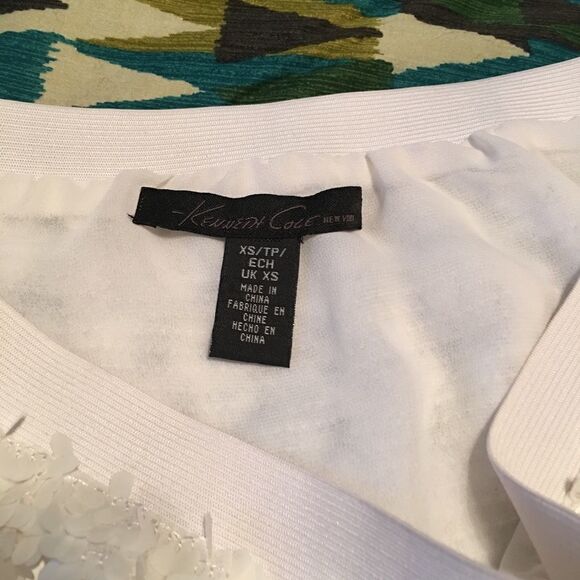 020 Kenneth Cole Disco Barbie Winter Party Paillette Mini Skirt sz XS - Picture 2 of 4